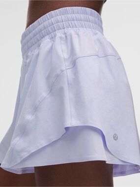 lululemon Shake It Out High Rise Running Shorts 2.5” Serene Blue M